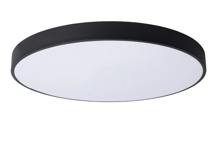 Lucide UNAR - Deckenleuchte - Ø 60 cm - LED 3 StepDim - 1x60W 2700K - Schwarz - ausgeschaltet